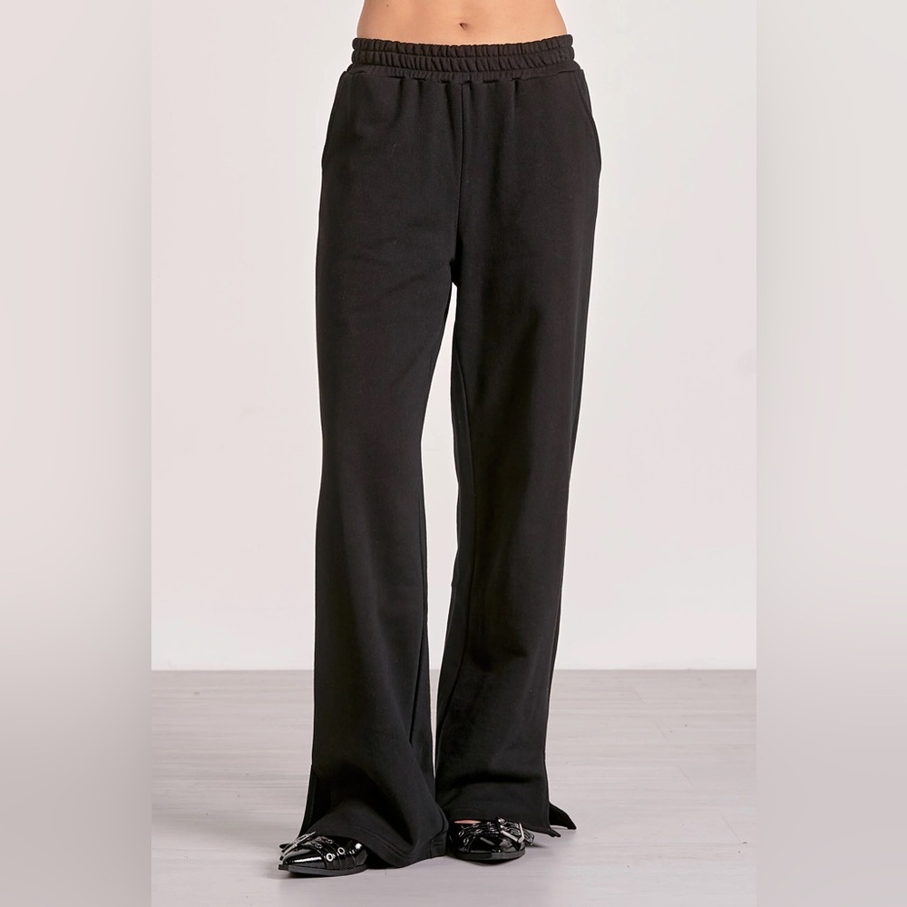 ELAN Wide Leg Pants Black, size Small NWT - Picture 2 of 6